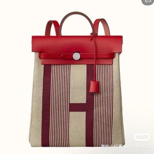 Brand new Hermes herbag. Big enough for laptop.